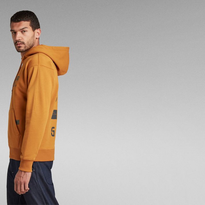 Multi Logo Back Hoodie