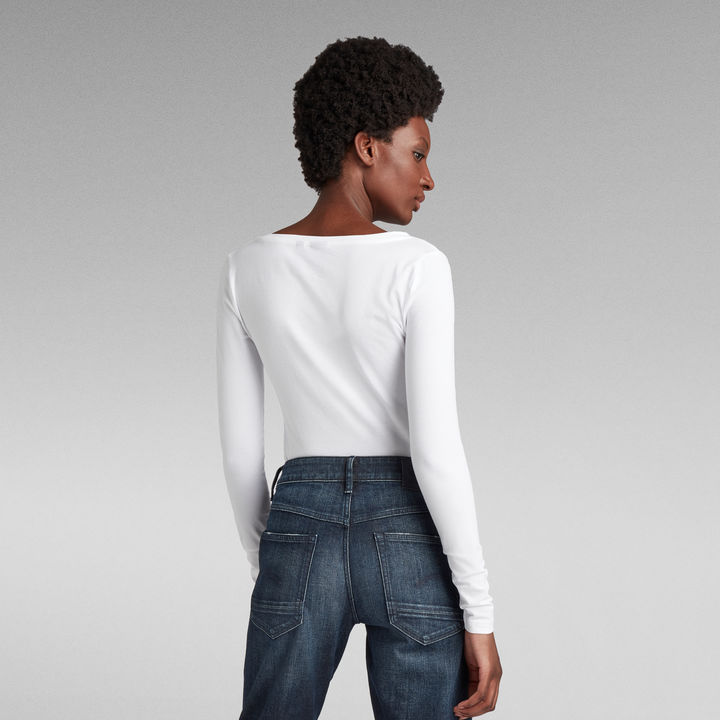 Basic Round Neck Long Sleeve T Shirt