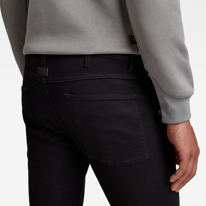 5620 3D Zip Knee Skinny Jeans | Black | G-STAR® US