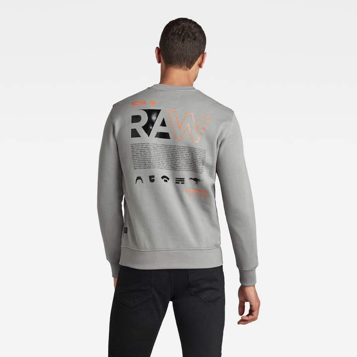 Back Print Logo Sweater