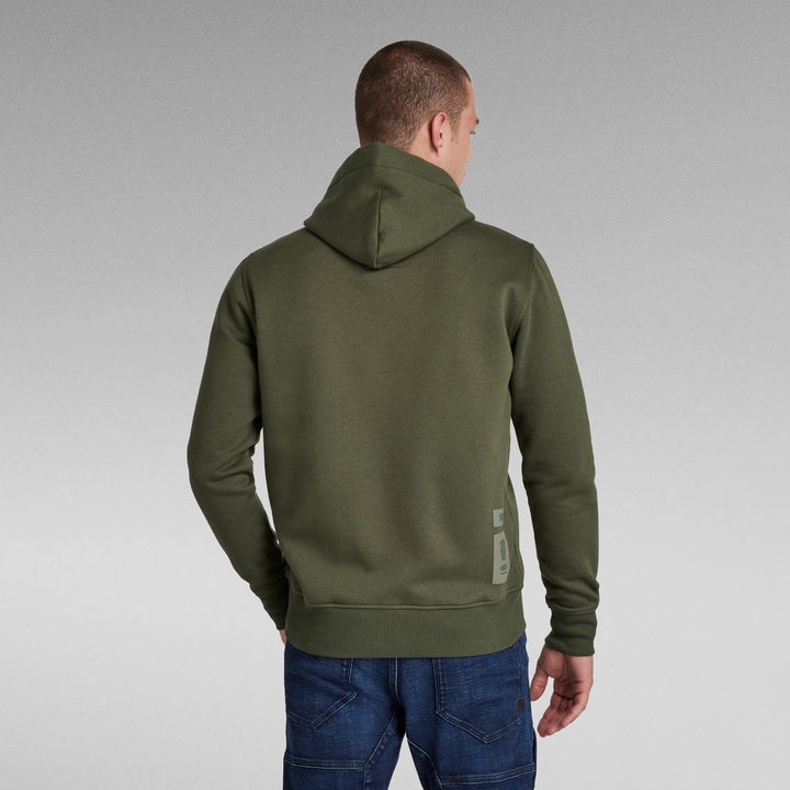 G Star Hooded Sweater Green G STAR US
