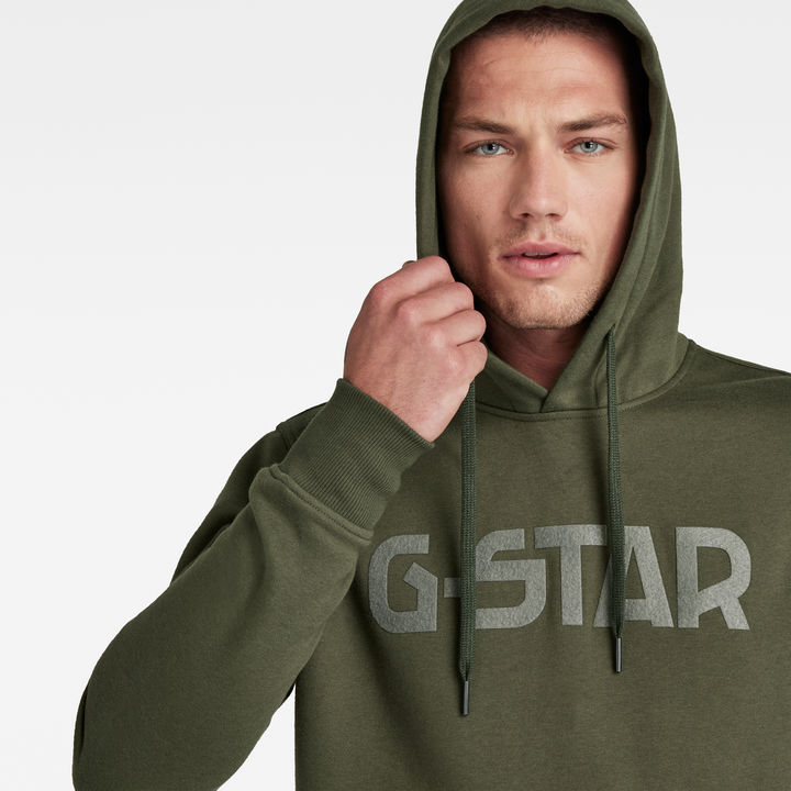 Green g star hoodie top