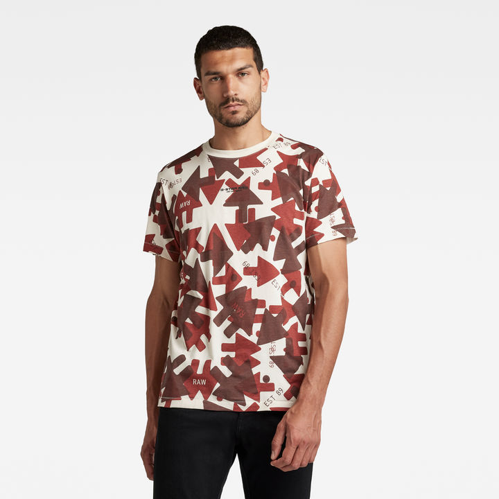 Arrow Camo Loose T Shirt Multi color G STAR US