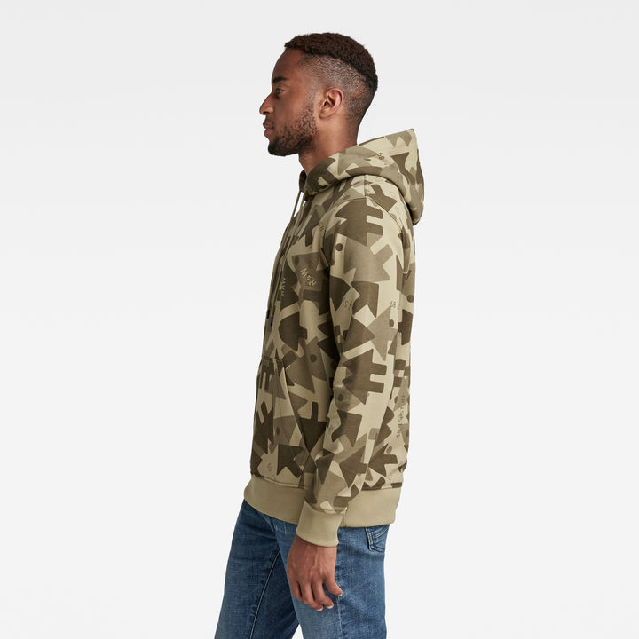 Arrow Camo Hooded Sweater Multi color G STAR US