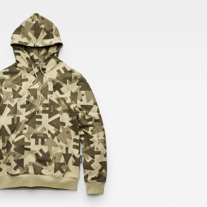 Arrow Camo Hooded Sweater Multi color G STAR US