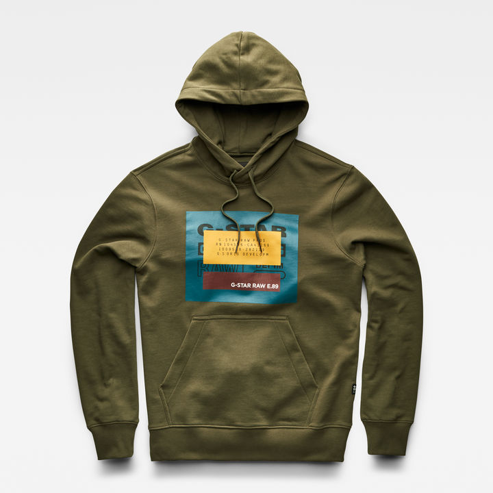 Originals Hooded Sweater | Green | G-STAR® US
