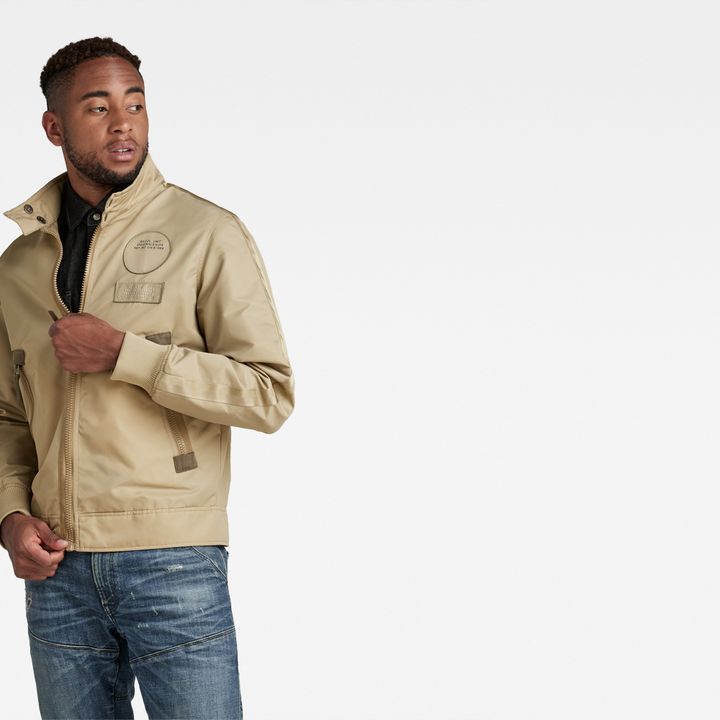 Beige harrington shop