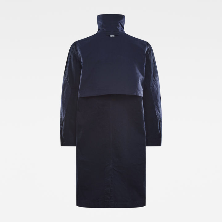 E NPP Denim Trench | ダークブルー | G-STAR® JP
