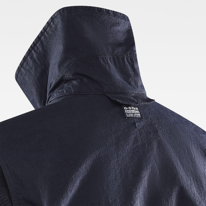 E NPP Denim Trench | ダークブルー | G-STAR® JP