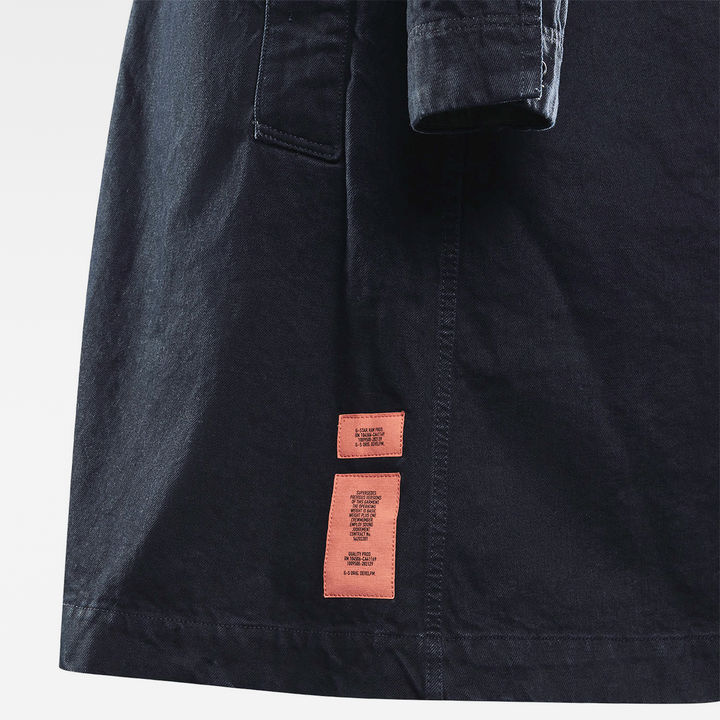 E NPP Denim Trench | ダークブルー | G-STAR® JP