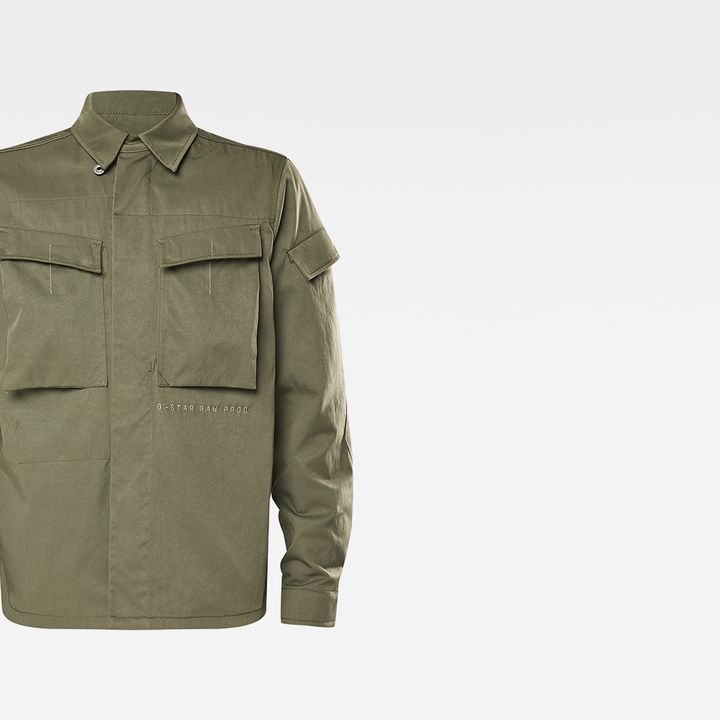 E Mysterious Overshirt | グリーン | G-STAR® JP