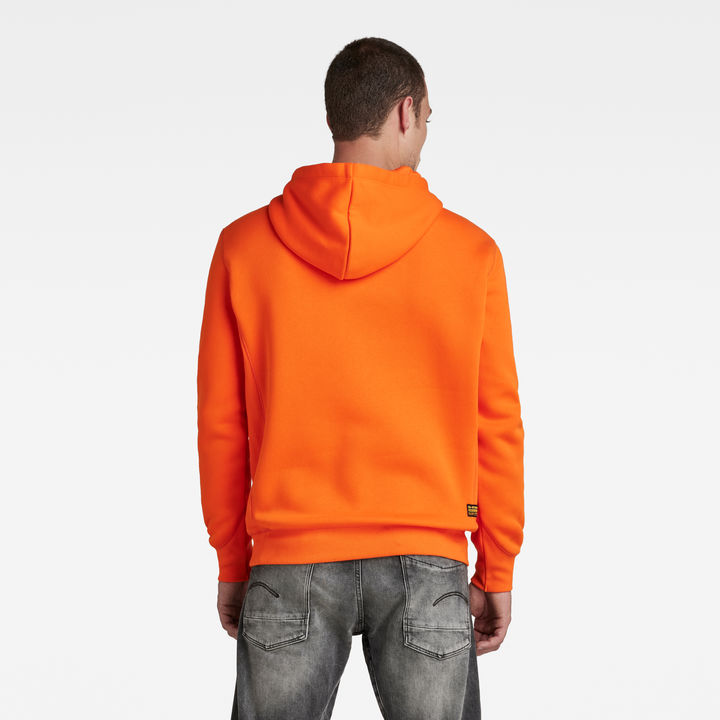 Premium Core Hooded Sweater Orange G STAR US