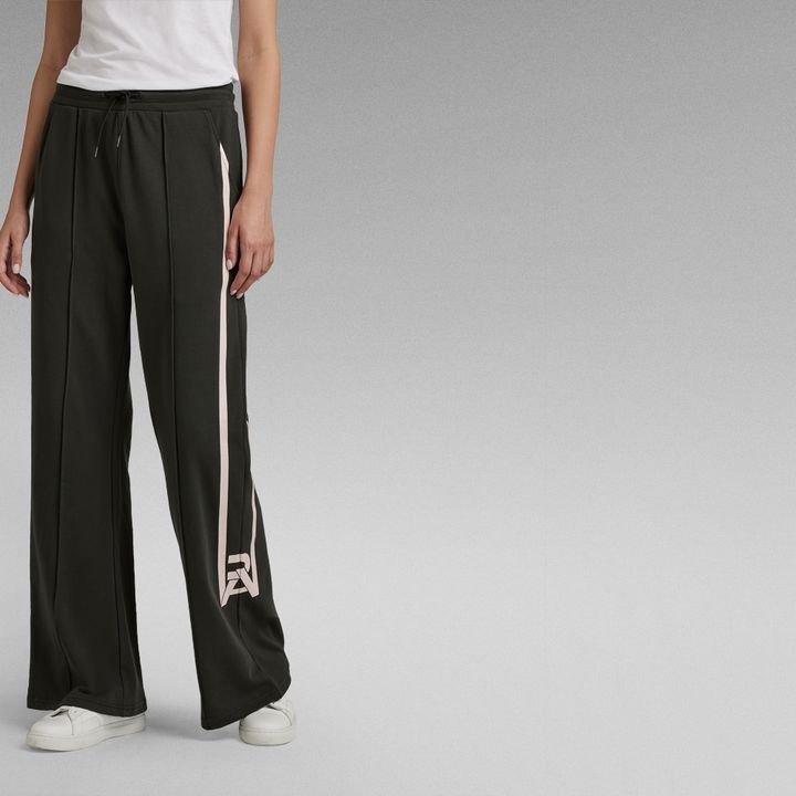 Stripe RAW Flared Sweat Pants Grey G STAR US