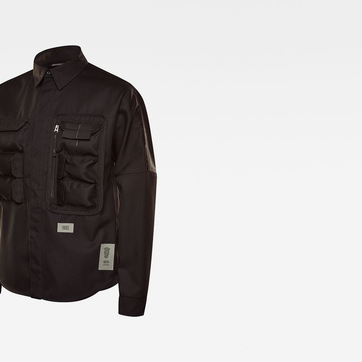 E Pencil Case Regular Overshirt | Black | G-STAR® US