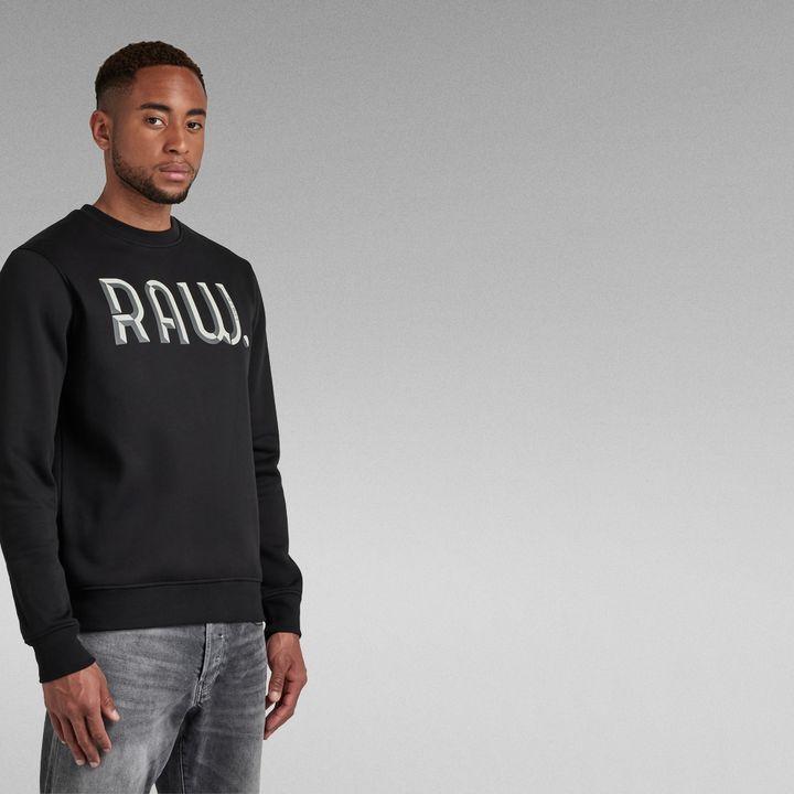 3D Raw. Sweater Black G STAR US
