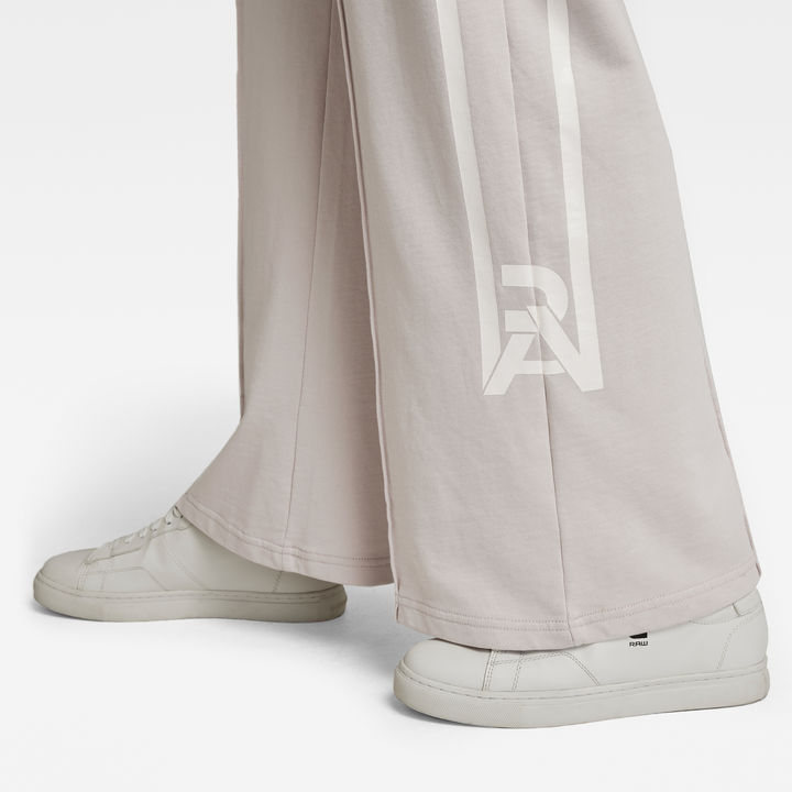 Stripe RAW Flared Sweat Pants Pink G STAR DE