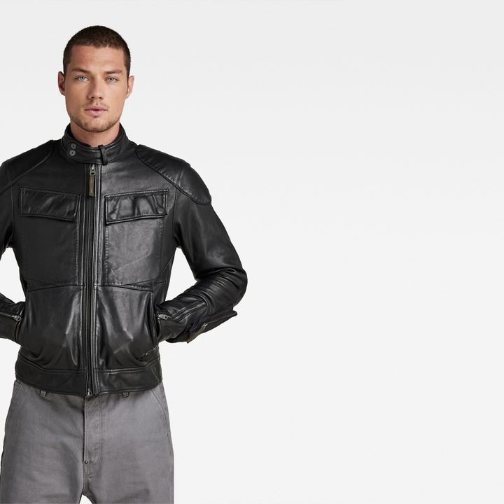 Veste cuir g star online