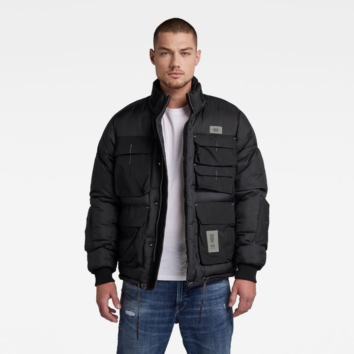 Field Hooded Puffer Jacket | ブラック | G-STAR® JP