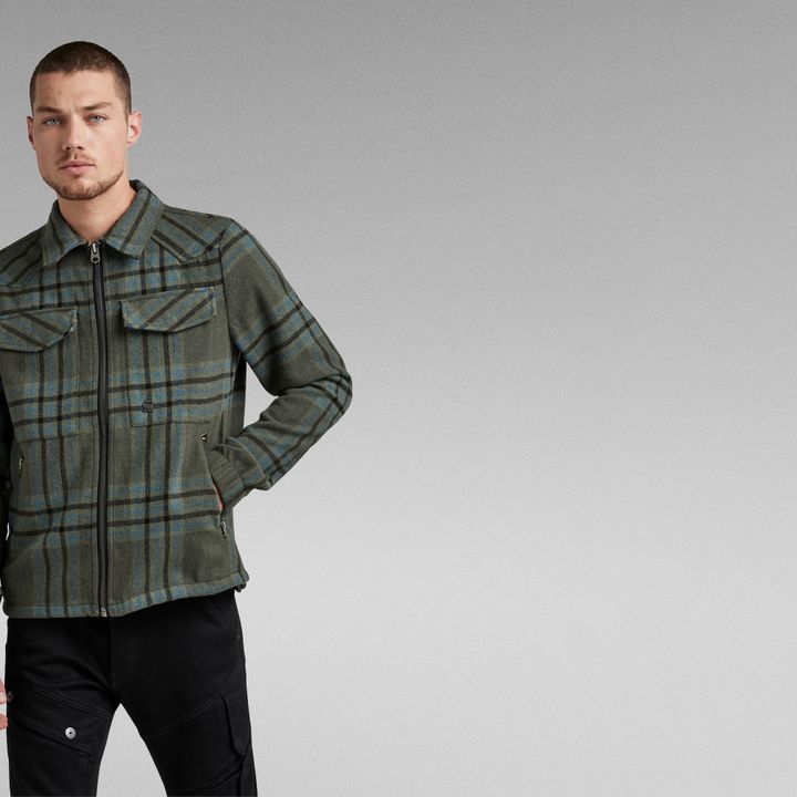 Check Overshirt Jacket
