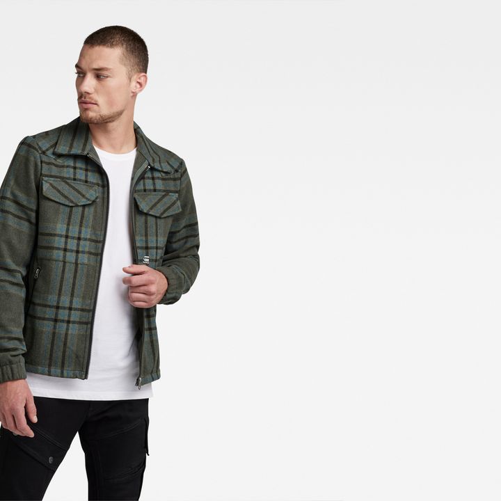 Check Overshirt Jacket | マルチカラー | G-STAR® JP