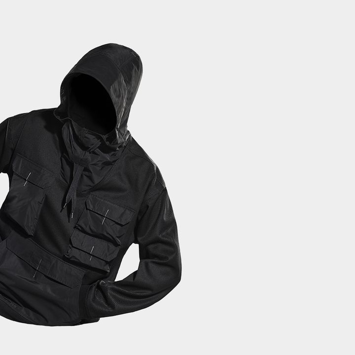 E Hooded Overshirt