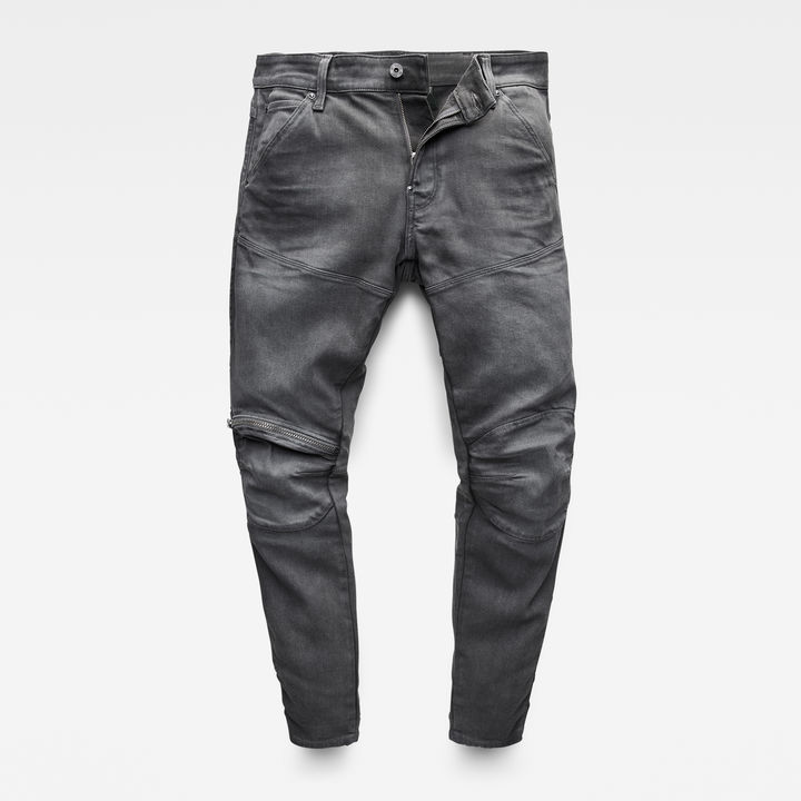 5620 3D Zip Knee Skinny Jeans | Grey | G-STAR® US