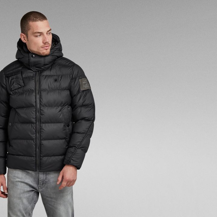 G - Whistler Padded Hooded Jacket | ブラック | G-STAR® JP
