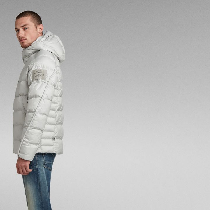 G-STAR WHISTLER PADDED HOODIE ホワイト