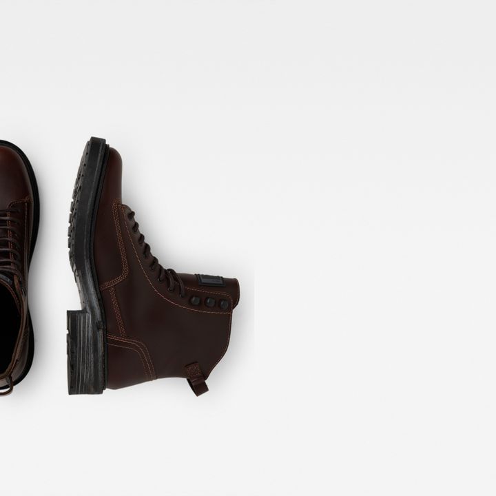 Roofer IV Mid Leather Boots Red G STAR ZA