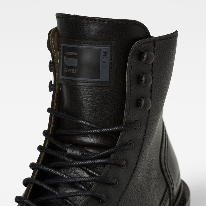 G star roofer boots white top