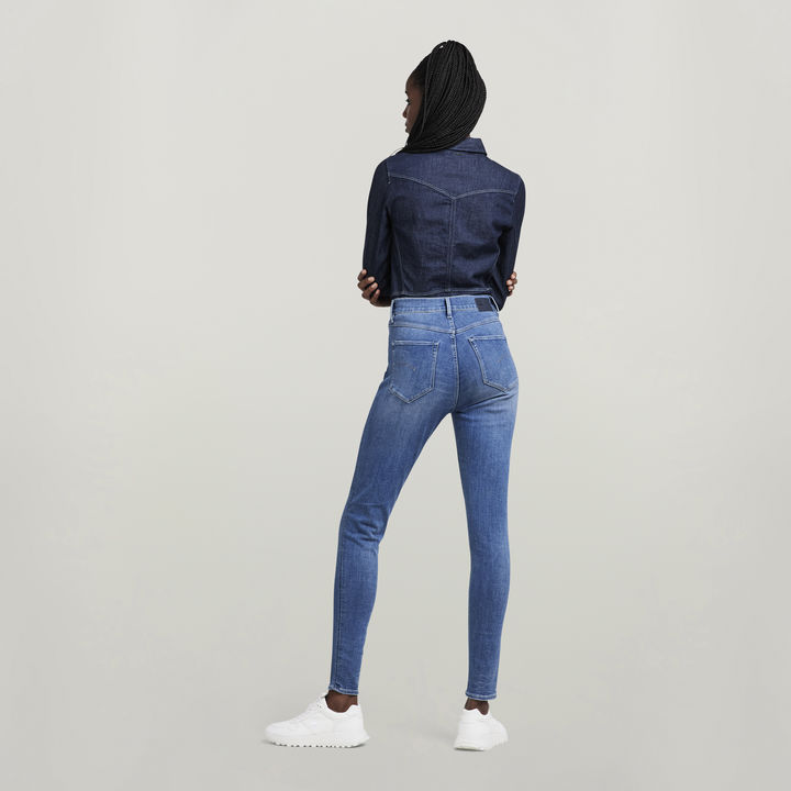 G Star Shape High Super Skinny Jeans Medium blue G STAR CA