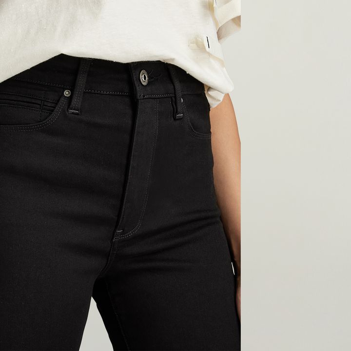 G Star Shape High Super Skinny Jeans Black G STAR AU