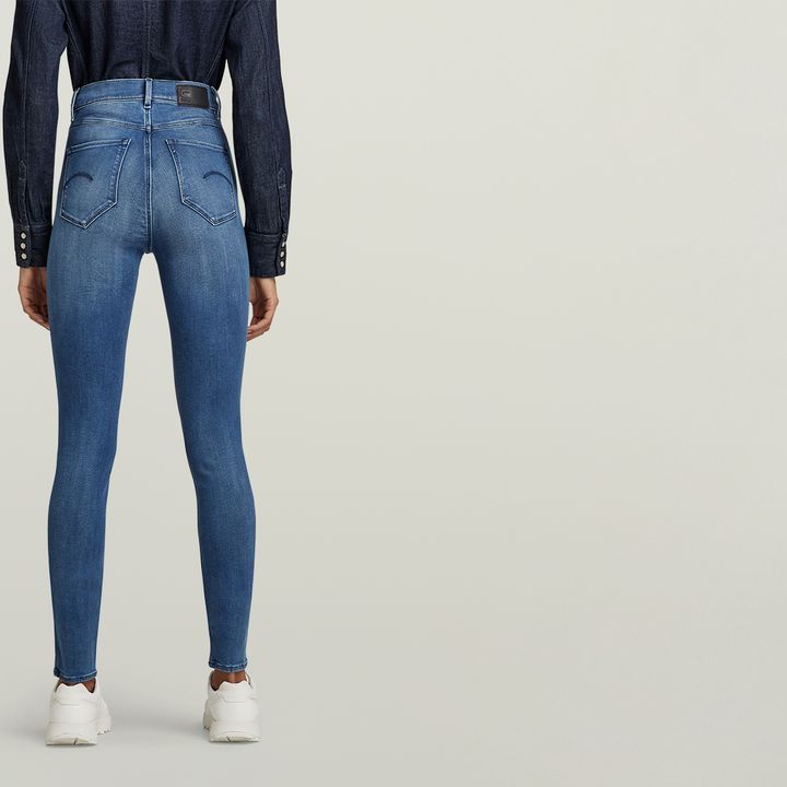G Star Shape High Super Skinny Jeans Medium blue G STAR US