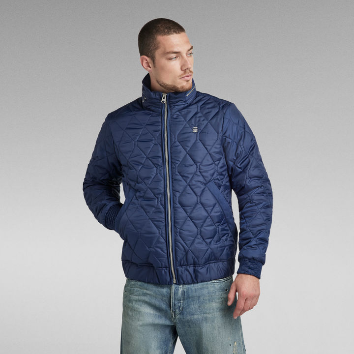 最安挑戦！ g-star-meefic-quilted- トップス