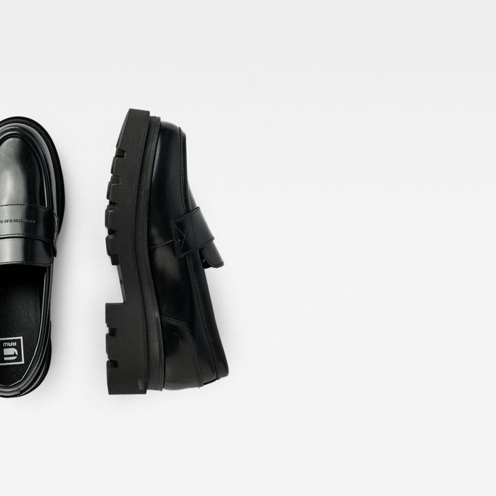 Naval Box Leather Loafer Black G STAR ZA