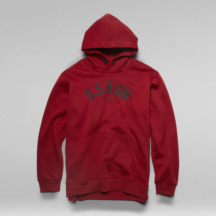 Loaq Graphic Hooded Sweater Red G STAR US
