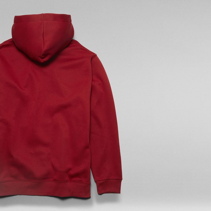 Loaq Graphic Hooded Sweater Red G STAR US