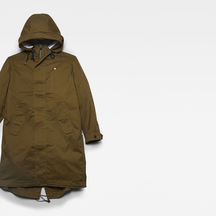 Rovic s Boyfriend Parka Green G STAR NZ