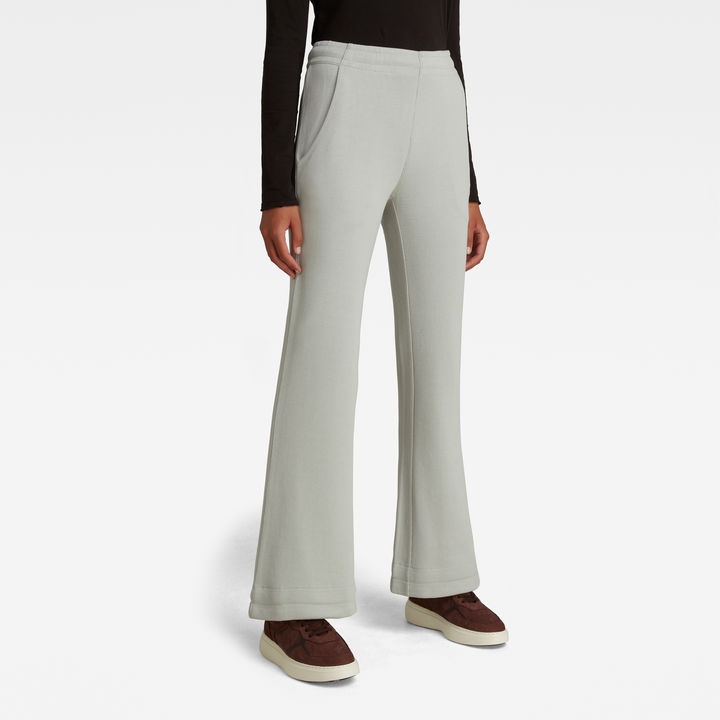 Adjustable Wide Leg Sweat Pants