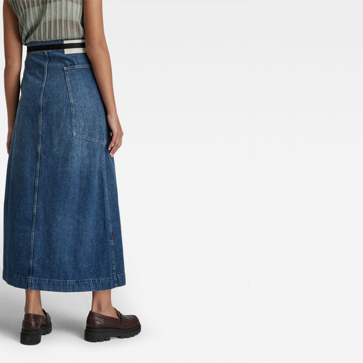 G-star arc denim wrap skirt clearance