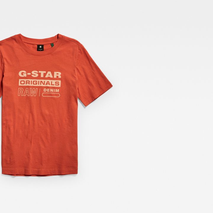 Originals Label T-Shirt | Red | G-STAR® US