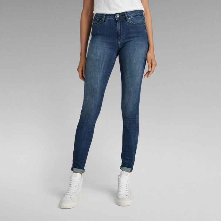 G Shape High Super Skinny Jeans Light blue G STAR ZA