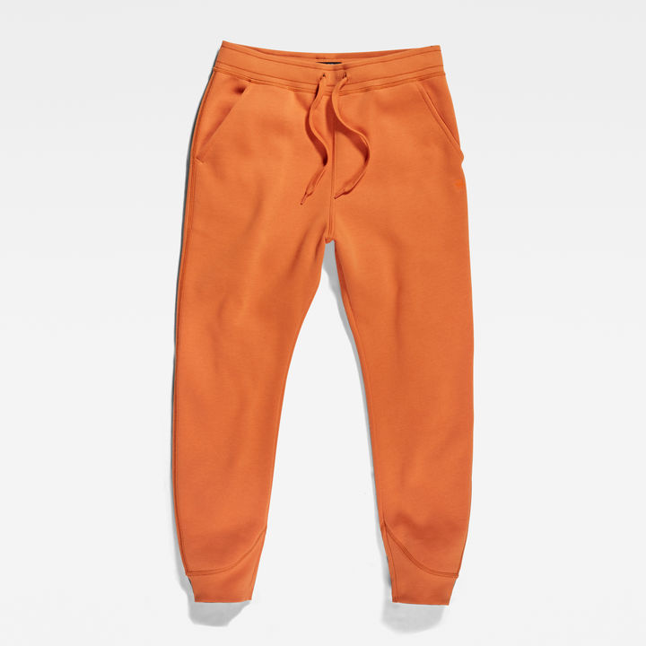 Orange sweat pants discount
