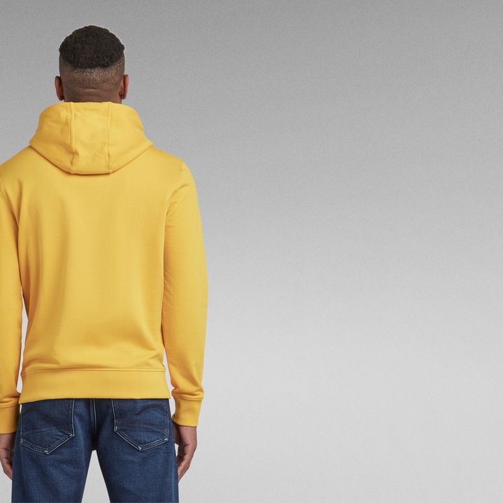 G star yellow hoodie hot sale
