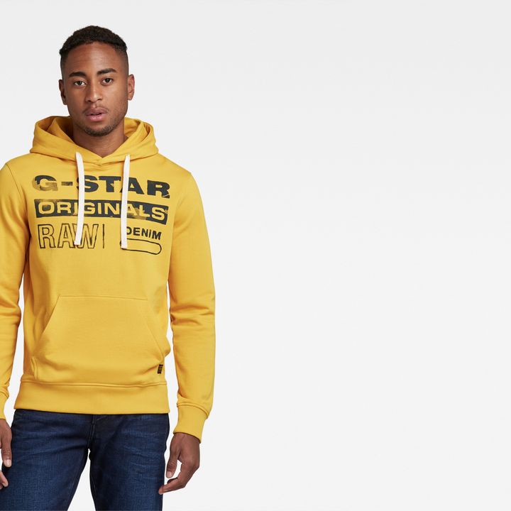 G star yellow hoodie online