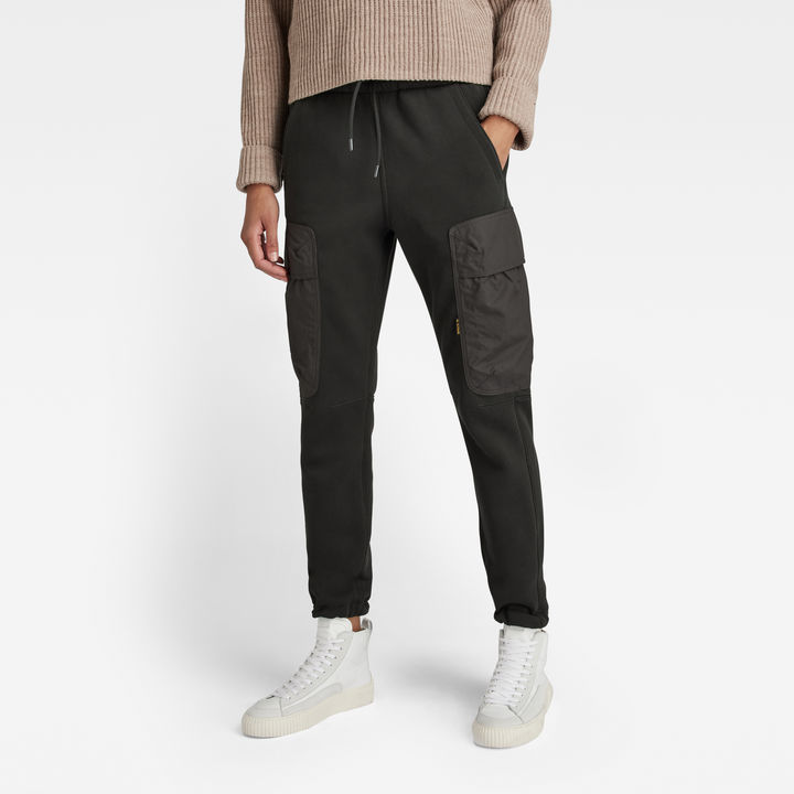 G star Boyfriend 3d Pocket Sweat Pants Black L Woman