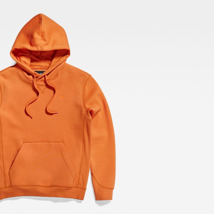 Orange g star hoodie clearance