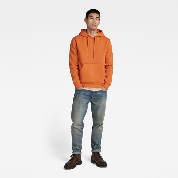 Orange g star hoodie top