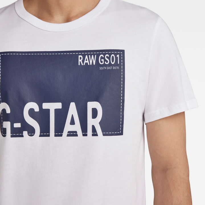 Graphic 8 T Shirt White G STAR US