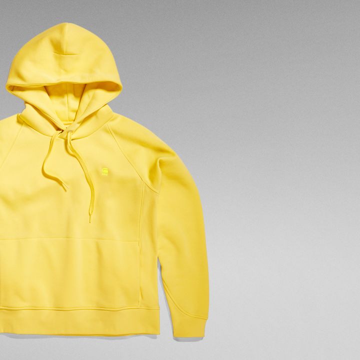 Yellow g star hoodie top